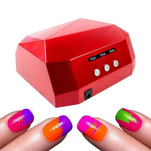 Лампа SalonHome T-152045 Diamond 36W для манікюру та педикюру Red Лампа SalonHome T-152045 Diamond 36W для манікюру та педикюру Red