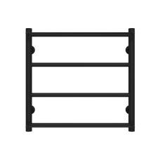 Рушникосушарка водяна Ladder П4 400х500 Deffi Чорний (C.LK.50.40.4.B.B)