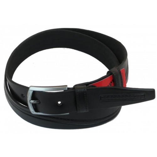 Шкіряний ремінь Skipper 110-130 x 3.5 см Чорний (1047-35) Шкіряний ремінь Skipper 110-130 x 3.5 см Чорний (1047-35)