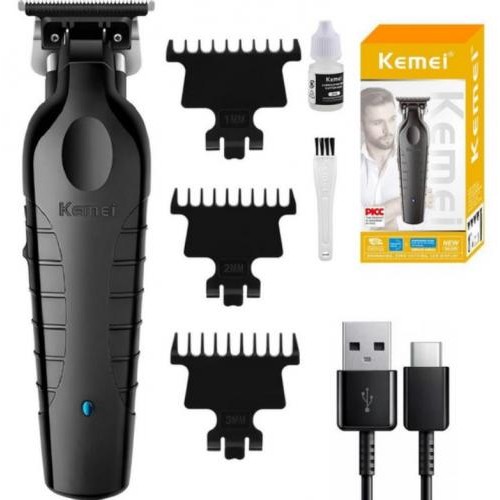 Машинка для стрижки Kemei KM-2299 USB 3 насадки Чорний (2390000001) Машинка для стрижки Kemei KM-2299 USB 3 насадки Чорний (2390000001)