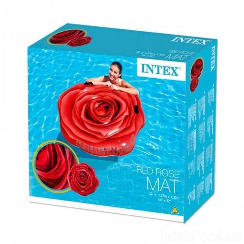 Пляжний надувний матрац Intex 58783 «Троянда», 137 х 132 см (hub_6nk6df) в інтернет супермаркеті PbayMarket!