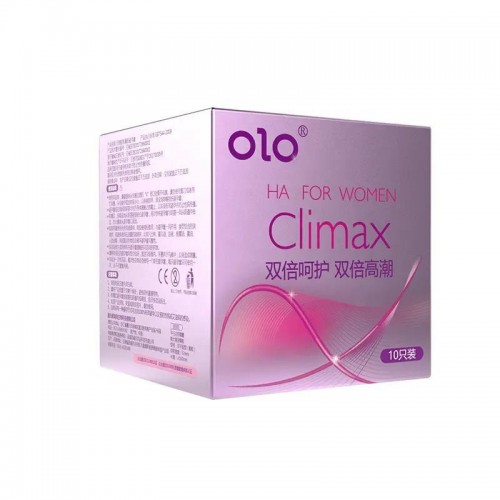 Презервативи Olo CLIMAX з точками з гіалуроновою кислотою 10 шт в інтернет супермаркеті PbayMarket!