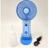 Вентилятор ручний Mini Fan 1569 17x8 см Блакитний (30151443А)