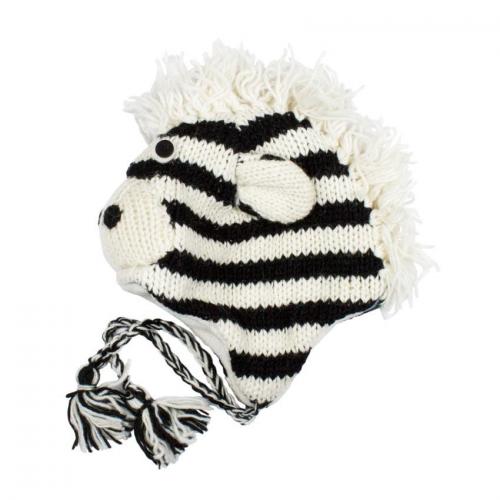 Шапка з вушками дитяча Kathmandu Animals Zebra Оно size Білий + Чорний (22900) в інтернет супермаркеті PbayMarket!