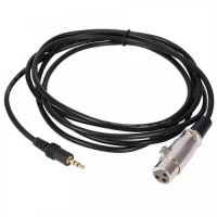 Кабель для мікрофону Manchez S7 XLR (мама) - Jack 3.5 мм 2.5 м Black (3_02463) Кабель для мікрофону Manchez S7 XLR (мама) - Jack 3.5 мм 2.5 м Black (3_02463)