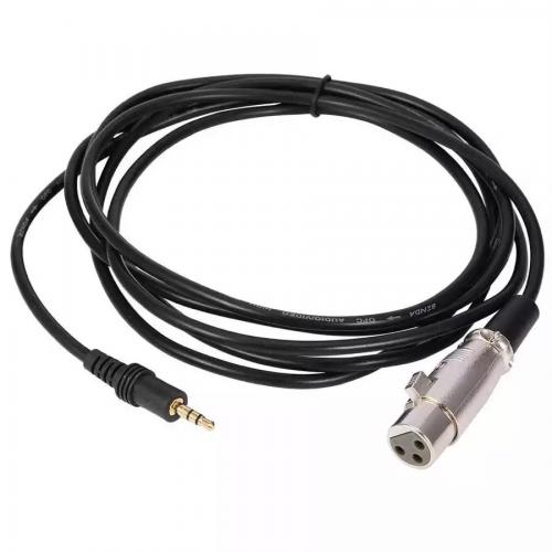 Кабель для мікрофону Manchez S7 XLR (мама) - Jack 3.5 мм 2.5 м Black (3_02463) Кабель для мікрофону Manchez S7 XLR (мама) - Jack 3.5 мм 2.5 м Black (3_02463)