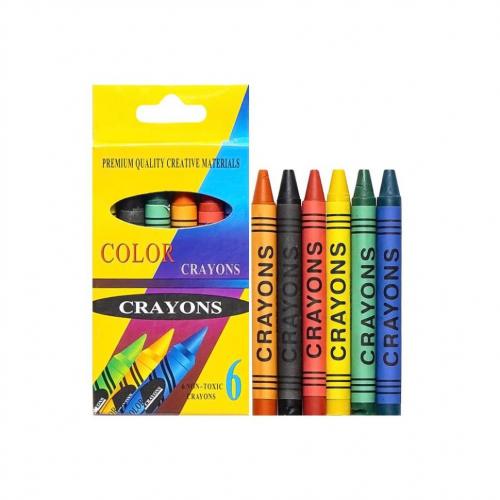 Олівці воскові CRAYONS s-2006A 6 кольорів в інтернет супермаркеті PbayMarket!