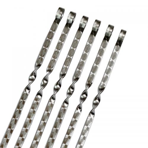 Шампур з ручкою і кільцем Gorillas BBQ SKK4 40 см (5012) Шампур з ручкою і кільцем Gorillas BBQ SKK4 40 см (5012)