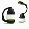 Лампа-ліхтар для кемпінгу з повербанком SUNROZ Camping LED Lamp 4 в 1 Чорно-зелений (SUN7320)