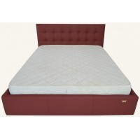 Ліжко двоспальне Richman Chester New Comfort 180 х 200 см Fly 2223 Бордовий