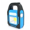Ліхтар акумуляторний Torch Bailong BL-925 torch + solar з сонячною та USB зарядкою Blue
