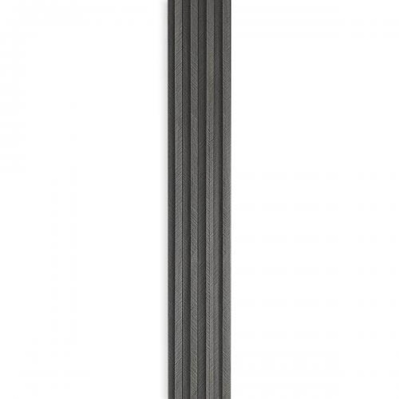 Декоративна стінова рейка Sticker Wall 160*23*3000мм (D) SW-00001534 Срібна