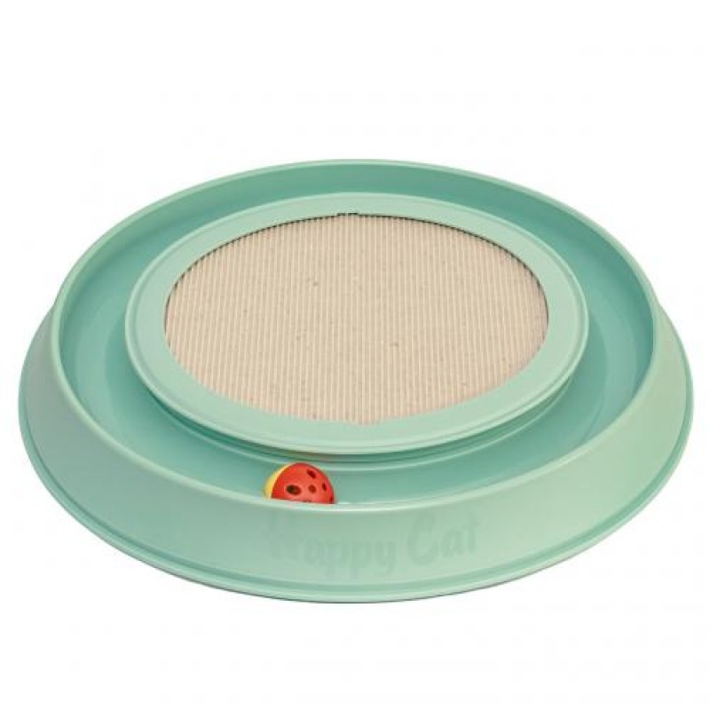 Іграшка з кігтеточкою для котів GeorPlast HappyCat 41х38х5 см М'ятний