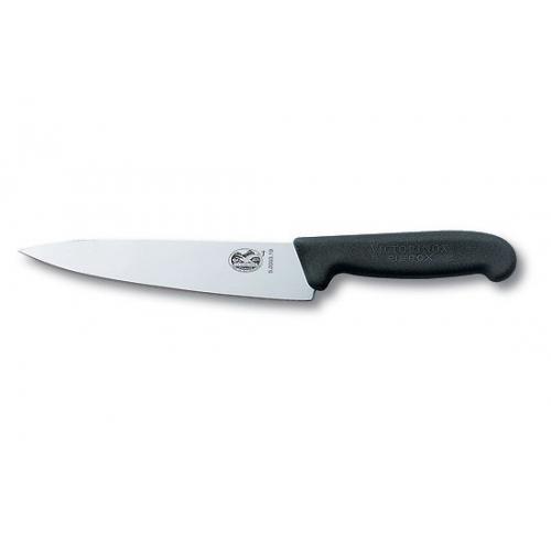 Кухонний ніж Victorinox Fibrox обробний 120 мм Чорний (52003.12) Кухонний ніж Victorinox Fibrox обробний 120 мм Чорний (52003.12)