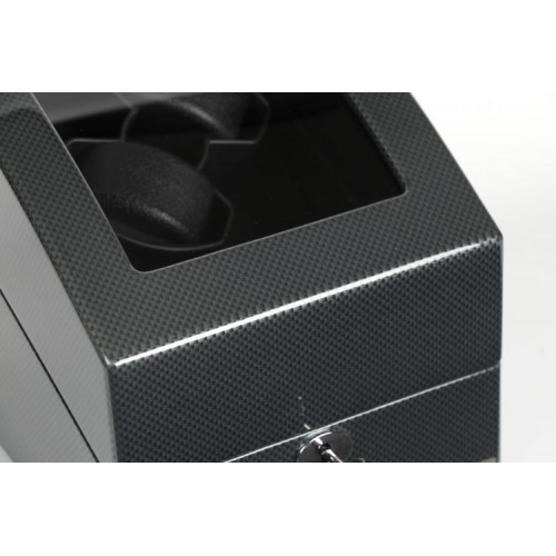Скринька Salvadore для підзаводу 2 годинників 3024/2TB/DF9 19х26х21,5 см Чорний Скринька Salvadore для підзаводу 2 годинників 3024/2TB/DF9 19х26х21,5 см Чорний