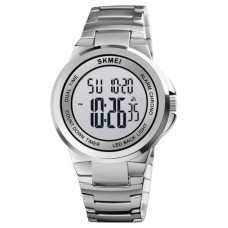 Чоловічий наручний годинник Skmei 1712 Сріблястий
