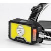 Ліхтар акумуляторний налобний HeadLight SL-13 3W+COB10W