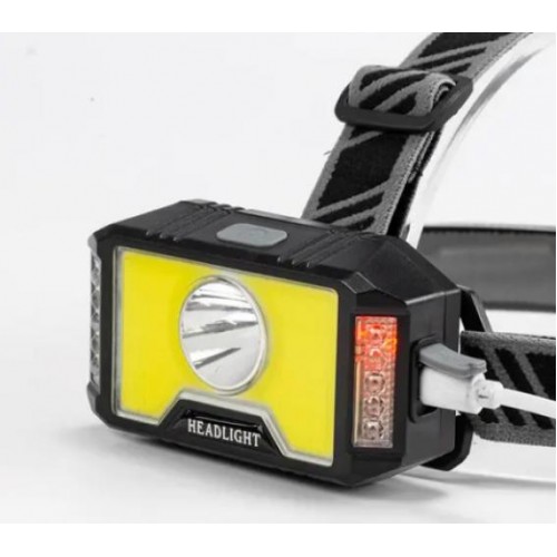 Ліхтар акумуляторний налобний HeadLight SL-13 3W+COB10W