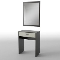 Туалетний столик Тиса Мебель БС-25 Венге Дуб молочний 75x40x70 см