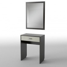 Туалетний столик Тиса Мебель БС-25 Венге Дуб молочний 75x40x70 см