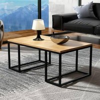 Журнальний столик GoodsMetall у стилі Лофт 1000х600х450 ЖС1197