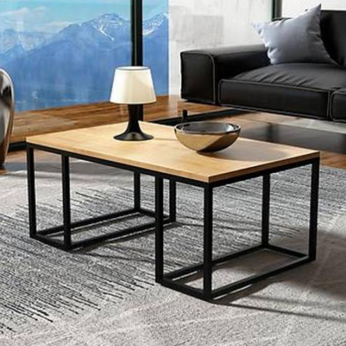 Журнальний столик GoodsMetall у стилі Лофт 1000х600х450 ЖС1197