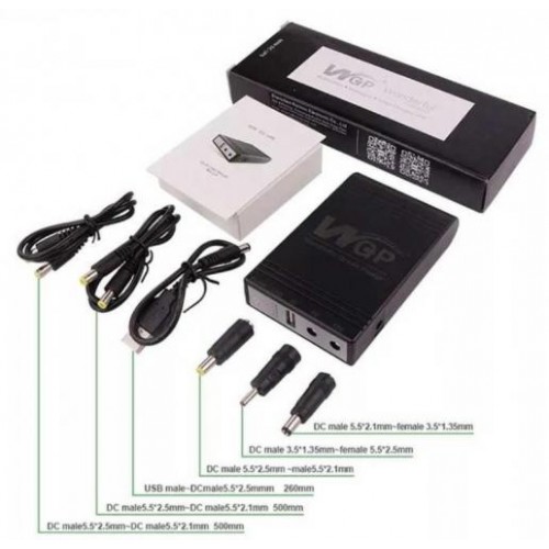 Джерело безперебійного живлення XoKo WGP 8800mAh 5-12V XK-WGP-8800 Чорний (2388202376) Джерело безперебійного живлення XoKo WGP 8800mAh 5-12V XK-WGP-8800 Чорний (2388202376)
