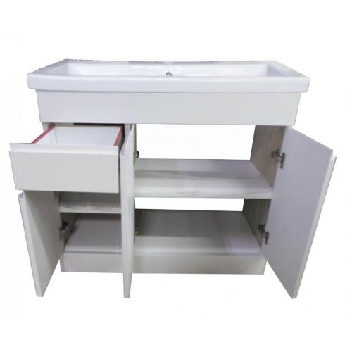 Тумба The MIX Т96 з керамічним умивальником Комо 100 см