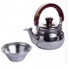 Чайник кухонний зі свистком та заварником A-PLUS WK-9028 1,8 л Steel