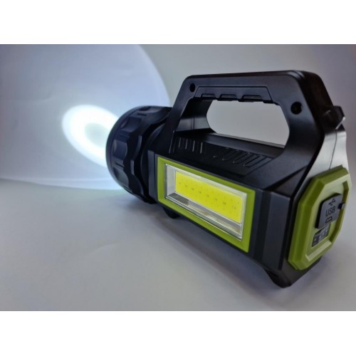 Ручний ліхтар-прожектор на акумуляторі Haoerliang HEL-T95-LED+COB USB Power Bank на сонячній батареї (1756375793) Ручний ліхтар-прожектор на акумуляторі Haoerliang HEL-T95-LED+COB USB Power Bank на сонячній батареї (1756375793)