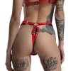 Трусики з натуральної шкіри Feral Feelings - String Bikini Red в інтернет супермаркеті PbayMarket!