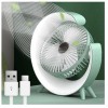 Вентилятор настільний No Brand USB-Type-C 33278 Green (30151433)