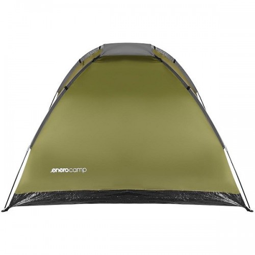Намет Enero Traveller для 4 осіб 200 x 200 x 115 см Хакі (1047102)