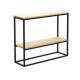 Консоль для дому в стилі Loft NS-395 860x1000x300 мм Черный