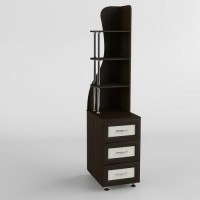 Комод із надбудовою Тиса Мебель К-143р Венге Дуб молочний 183x47x40 см Комод із надбудовою Тиса Мебель К-143р Венге Дуб молочний 183x47x40 см