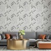 Панель стінова 3D 700х770х4мм абстракція сіра (D) Sticker Wall SW-00001990