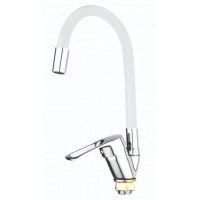 Змішувач для кухні Mixxus FANY 011 Nut Refl White без підведення MI6289 Змішувач для кухні Mixxus FANY 011 Nut Refl White без підведення MI6289