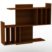 Полиця навісна Тиса Мебель ПУ-9 Горіх лісовий 860x240x1050 мм