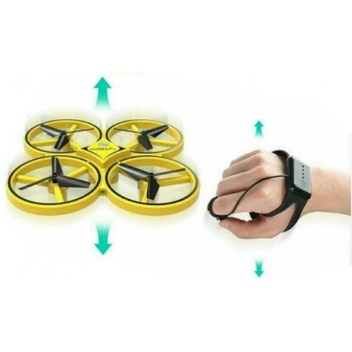 Квадрокоптер Tracker Drone керування жестами руки / ручний дрон / керується рукавичкою годинником на подарунок іграшка дитині (PV-140091899) Квадрокоптер Tracker Drone керування жестами руки / ручний дрон / керується рукавичкою годинником на подарунок іграшка дитині (PV-140091899)