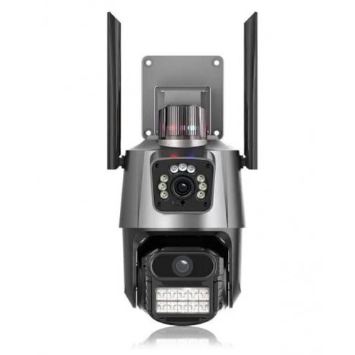 Камера відеоспостереження No Brand P11-QQ6 8MP WiFi Чорний (2390000022) Камера відеоспостереження No Brand P11-QQ6 8MP WiFi Чорний (2390000022)