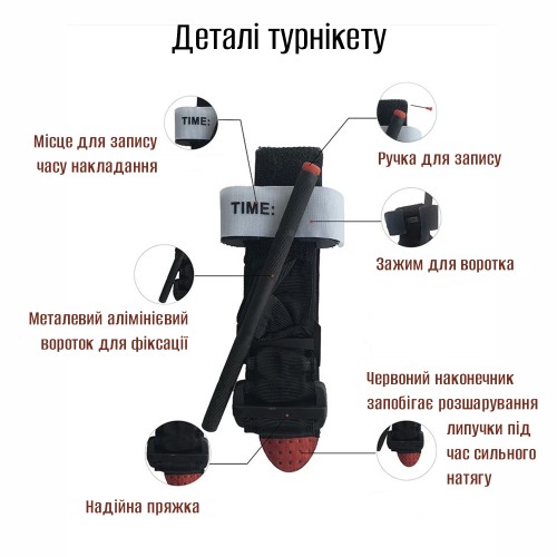 Медичний турнікет Rhino rescue (Combat-Application-Tourniquet) з ручкою Медичний турнікет Rhino rescue (Combat-Application-Tourniquet) з ручкою