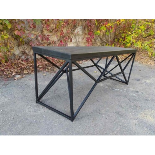 Журнальний, кавовий столик GoodsMetall у стилі Лофт 1200х400х450 ЖС777 Журнальний, кавовий столик GoodsMetall у стилі Лофт 1200х400х450 ЖС777