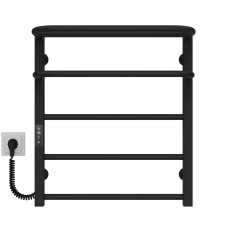 Рушникосушарка електрична Lux Hotel П5 400х600 Deffi Чорний JD04 (A.LH.60.40.5.E.B.L.2)
