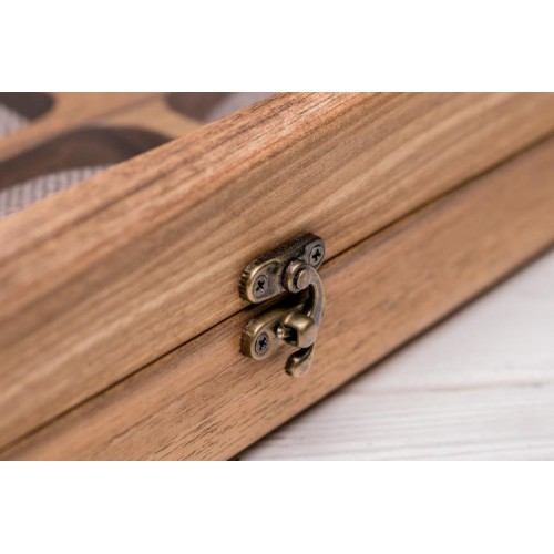 Підставка органайзер для зберігання наручних годинників ecoWalnut 7х43.5х18 см Підставка органайзер для зберігання наручних годинників ecoWalnut 7х43.5х18 см