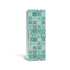 Наклейка на холодильник Zatarga «Португальський азулежу» 650х2000 мм вінілова 3Д наклейка декор на кухню