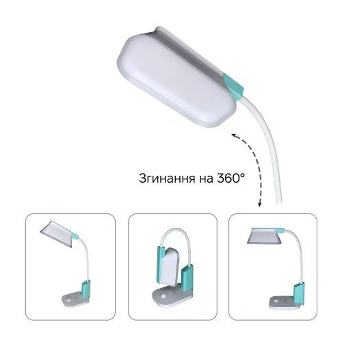 Настільна лампа Weidasi WD-6076 5W 381lm USB 5V White