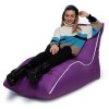 Крісло Мішок Лежак Оксфорд 80х125 Студія Комфорту Фіолетовий