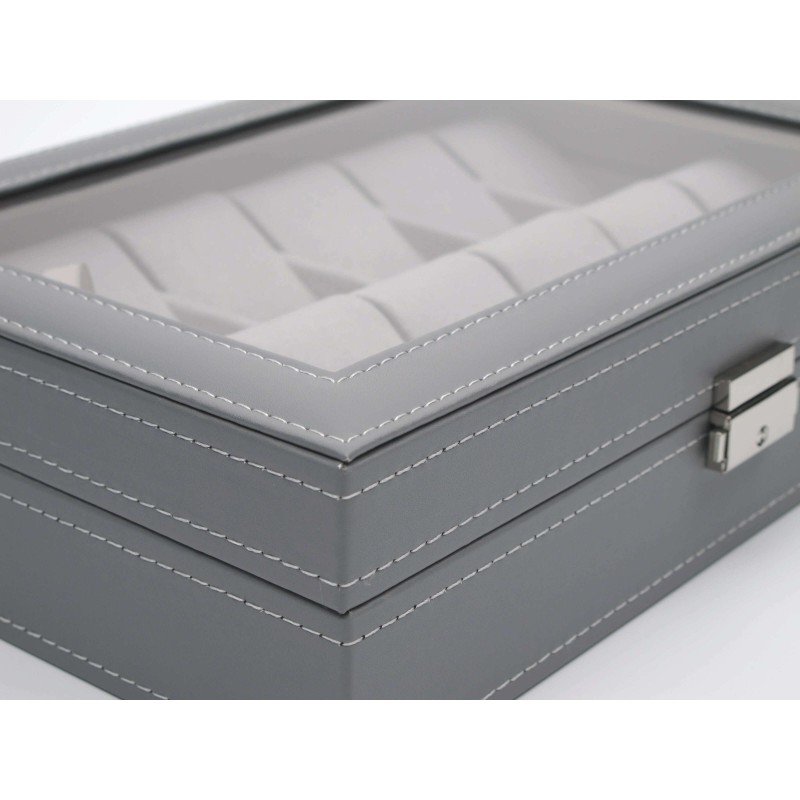 Шкатулка для зберігання годинників Craft 12PU.GR сірий