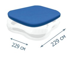 Захисний тент - чохол InPool 33009, ▭ 229 х 229 см для дитячого басейну