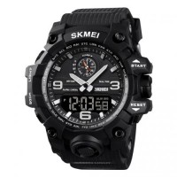 Годинник наручний чоловічий Skmei 1586 Чорний Годинник наручний чоловічий Skmei 1586 Чорний